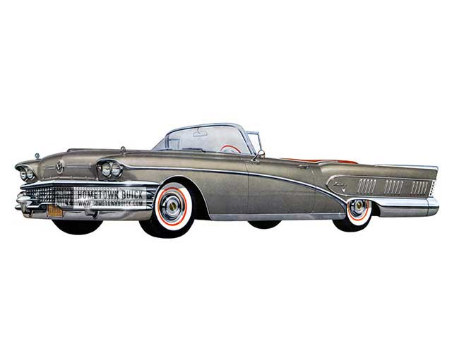 1958 Buick Roadmaster Limited Convertible - Model 756 HB