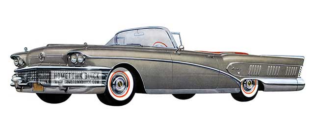 1958 Buick Roadmaster Limited Convertible - Model 756