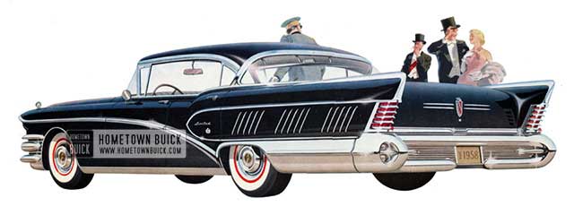 1958 Buick Roadmaster Limited Riviera - Model 750