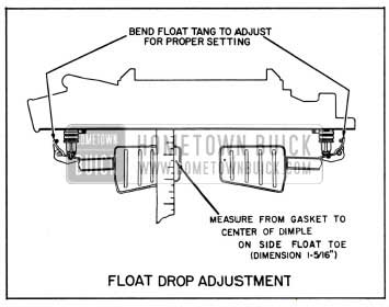 1958 Buick Rochester Carburetor Float Drop Adjustment