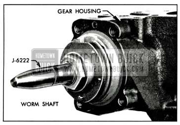 1958 Buick Seal Protector Installed on Worm Shaft