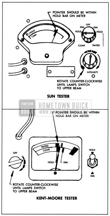 1958 Buick Testing Hold Sensitivity