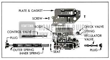 1958 Buick Valve Body Disassembled