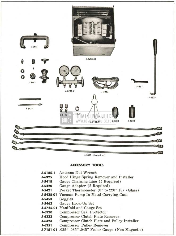 1959 Buick Accessory Special Tools