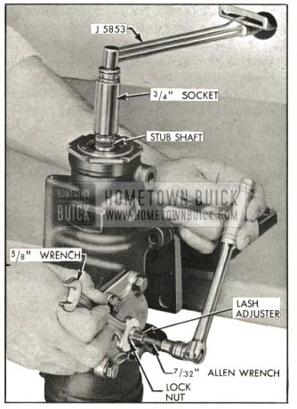 1959 Buick Adjusting Pitman Shaft Lash Adjuster