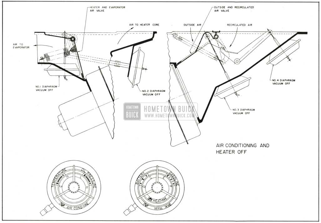 1959 Buick Air Conditioning and Heater Off