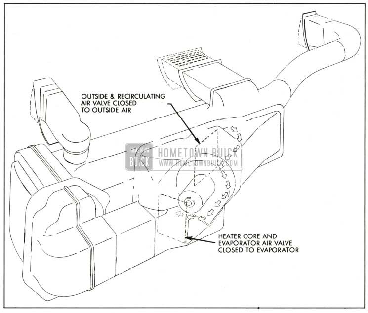 1959 Buick Air Valves in Released Positions