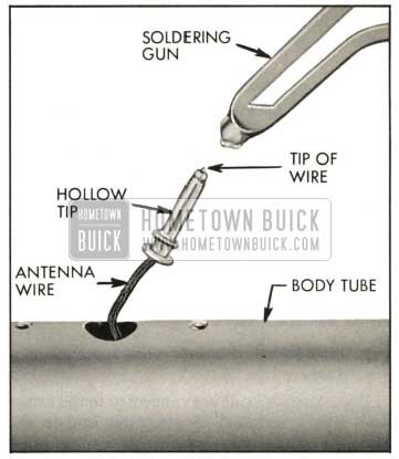 1959 Buick Antenna Wire Soldering