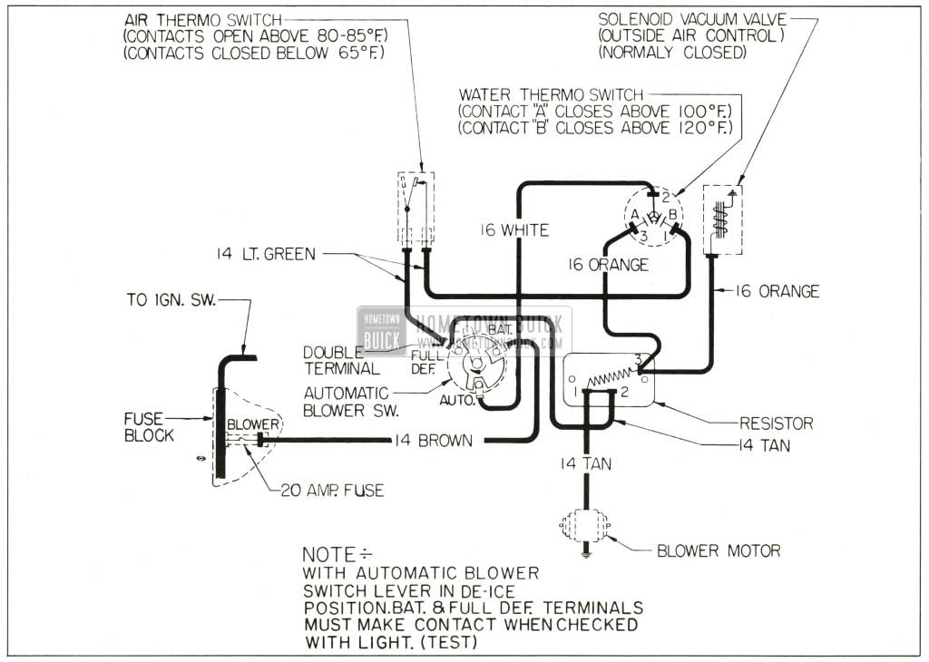 1959 Buick Automatic Heater Wiring Diagram