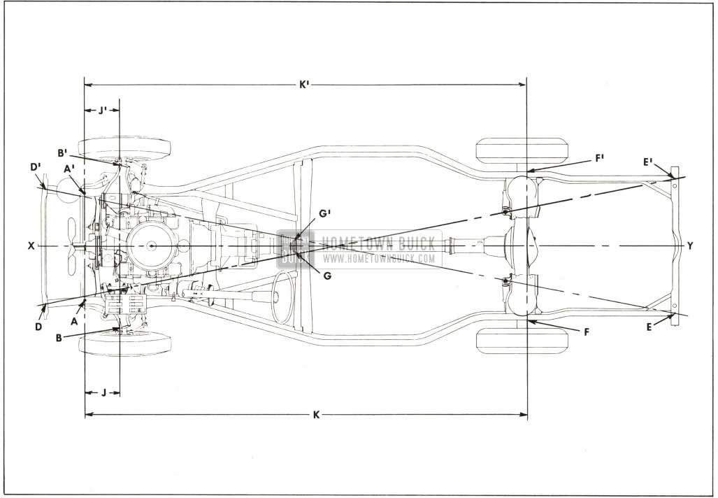 1959 Buick Checking Alignment of Frame and Suspension