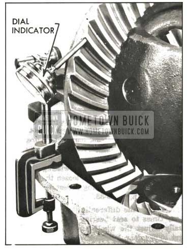 1959 Buick Checking Backlash with Dial Indicator