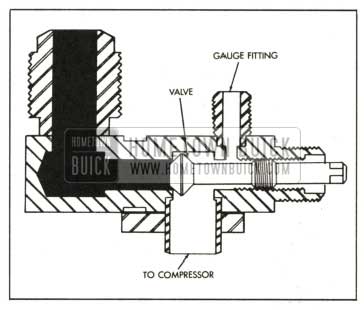 1959 Buick Compressor Service Valve In Shut Off Position