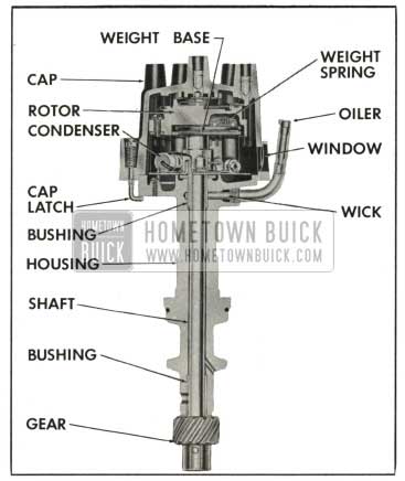 1959 Buick Distributor and Cap Assembly