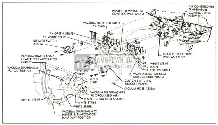 1959 Buick Heater and Air Conditioning Control System