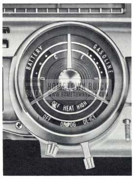 1959 Buick Heater and Defroster Controls