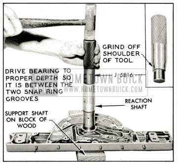 1959 Buick Installing Input Shaft Bearing