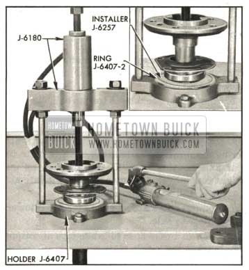 1959 Buick Installing Rear Wheel Bearing or Retaining Ring