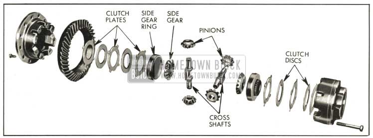 1959 Buick Positive Traction Differential-Exploded View