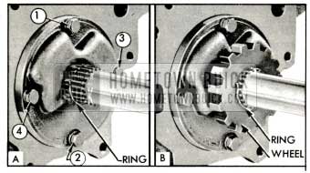 1959 Buick Pump Bolt Tightening Sequence-Installation of Ratchet Wheel