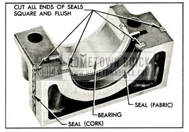 1959 Buick Rear Bearing Oil Seals 364 Rear Bearing Cap Shown
