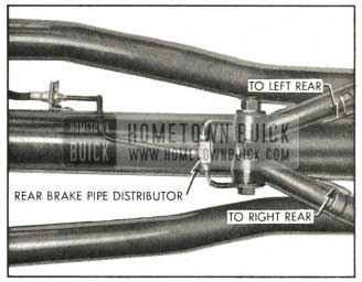 1959 Buick Rear Brake Distributor and Pipes