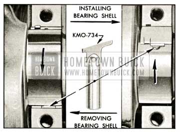 1959 Buick Removing and Installing Crankshaft Bearing Upper Shell