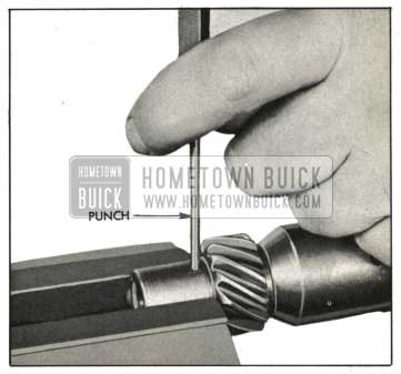 1959 Buick Removing Distributor Gear Pin