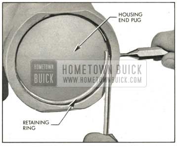 1959 Buick Removing Housing End Plug Retaining Ring