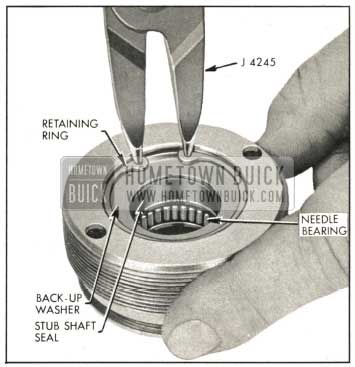 1959 Buick Removing Stub Shaft Seal Retaining Ring