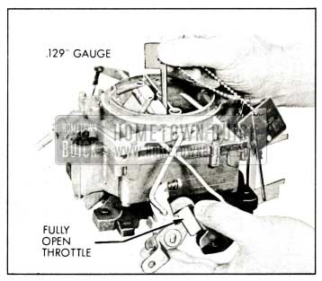 1959 Buick Rochester Carburetor Checking Choke Unloader Adjustment