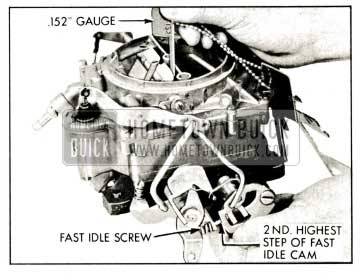 1959 Buick Rochester Carburetor Checking Fast Idle Cam Adjustment
