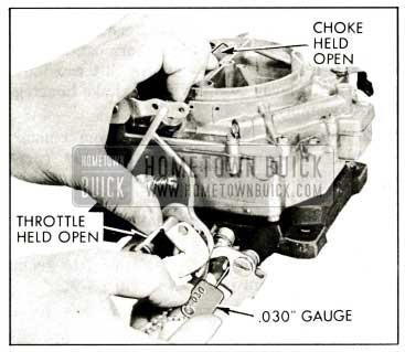 1959 Buick Rochester Carburetor Checking Secondary Contour Adjustment