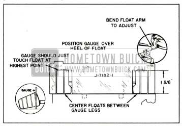 1959 Buick Rochester Carburetor Secondary Float Level Adjustment and Alignment