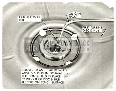 1959 Buick Triple Turbine Transmission - Anti-Leakdown Valve and Spring