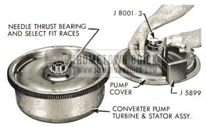 1959 Buick Triple Turbine Transmission - Converter Pump Turbine and Stator Assembly