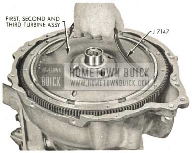 1959 Buick Triple Turbine Transmission - First, Second and Third Turbine Assembly