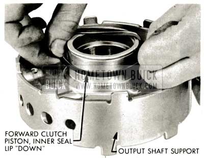 1959 Buick Triple Turbine Transmission - Install Forward Clutch Rubber Inner Oil Seal