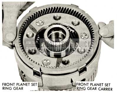 1959 Buick Triple Turbine Transmission - Install Front Planet Set Ring Gear