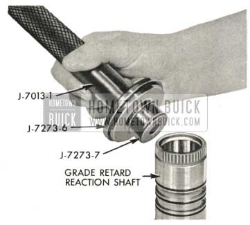 1959 Buick Triple Turbine Transmission - Install Grade Retard Reaction Shaft Rear Bushing