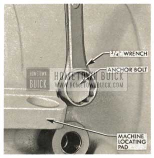 1959 Buick Triple Turbine Transmission - Install Outer Anchor Bolt