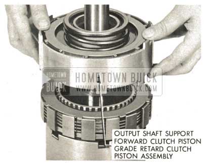 1959 Buick Triple Turbine Transmission - Install Output Shaft Support Assembly