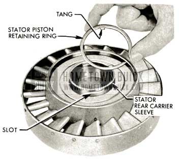 1959 Buick Triple Turbine Transmission - Install Stator Piston Retaining Ring