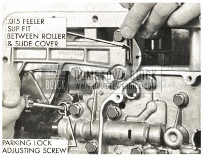 1959 Buick Triple Turbine Transmission - Parking Lock Adjustment