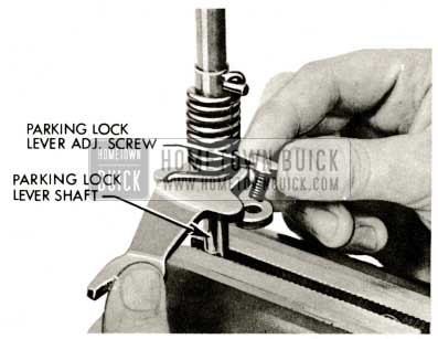 1959 Buick Triple Turbine Transmission - Parking Lock Lever Adjusting Screw