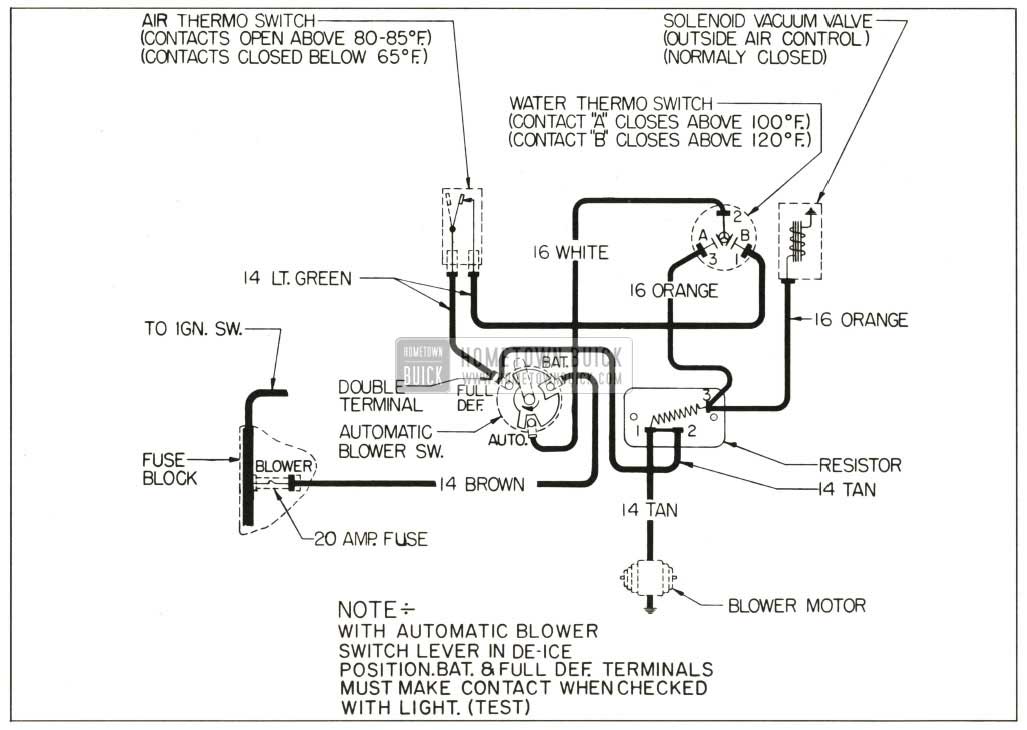 1959 Buick Wiring Diagram Automatic Heater