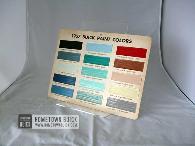 Buick Color Chart