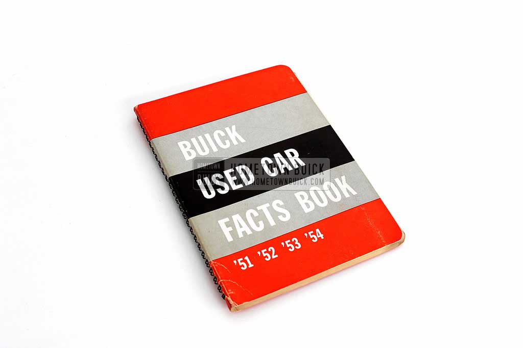 1954 Buick Used Car Facts Book 01