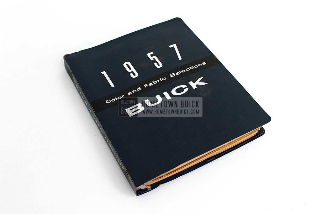 1957 Buick Colors and Fabrics Book