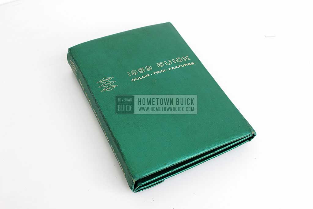 1959 Buick Showroom Album & Fabrics Book 01