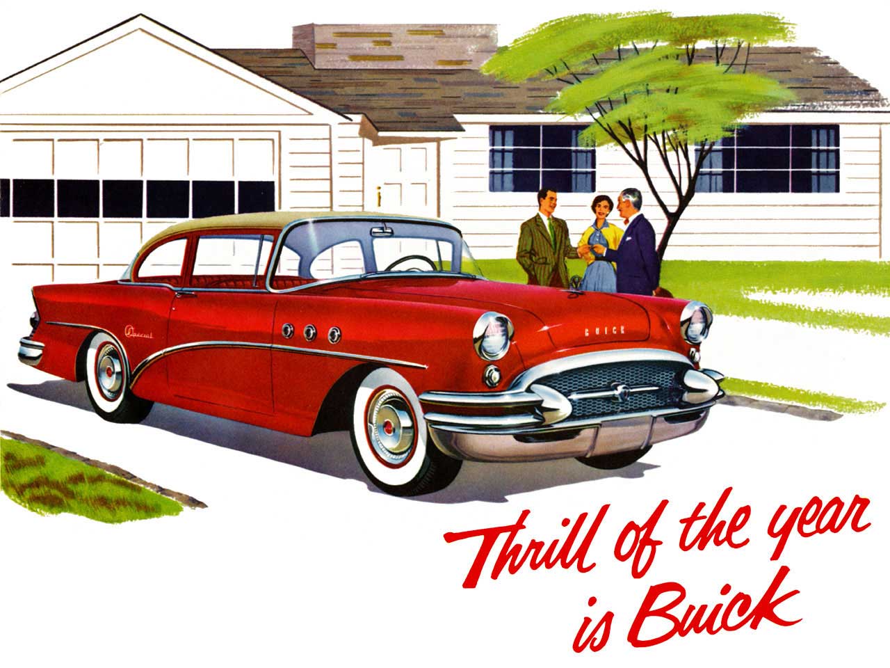 1955 Buick - Thrill of the Year is Buick